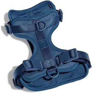 Wild One Adjustable Cushioned Dog Harness, Navy, Large